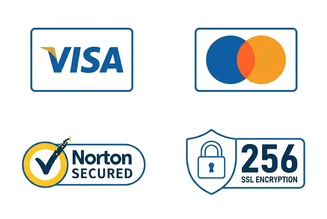 secure checkout payment icons